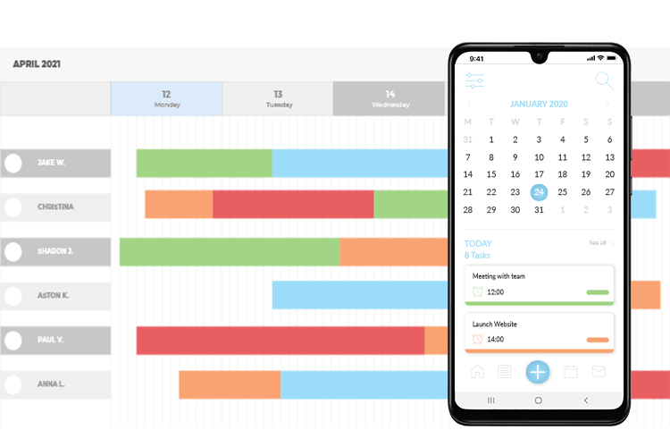 Task Management Software - track and schedule your team with our range of planners