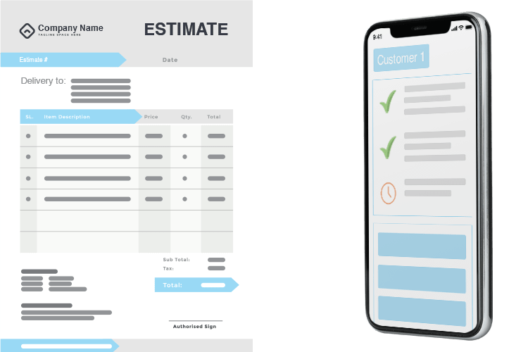 Estimating App - Create an Estimate from the App
