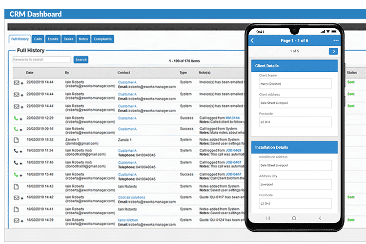 Job Management System - CRM Software