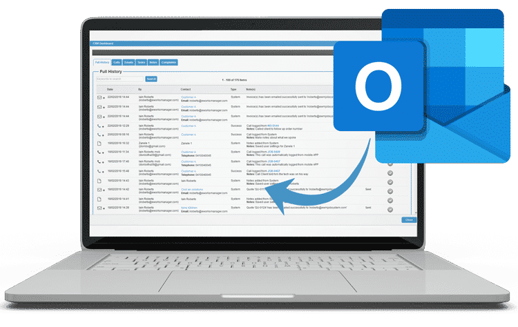 CRM Software - Outlook Integration