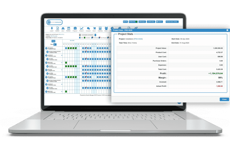 Time Tracking System - Projects