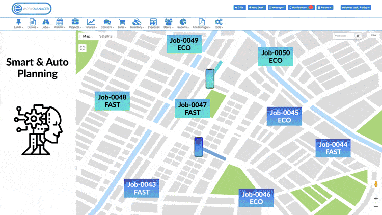 Smart Planning Screen