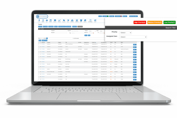 Help Desk Software - create tickets and monitor progress