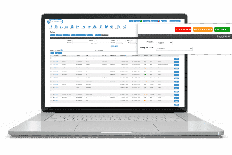 Help Desk Software - Create tickets and monitor progress