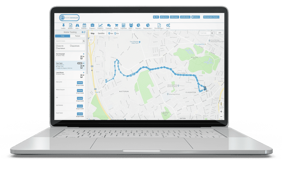 Keep workers and vehicles safe with our Tracking Software