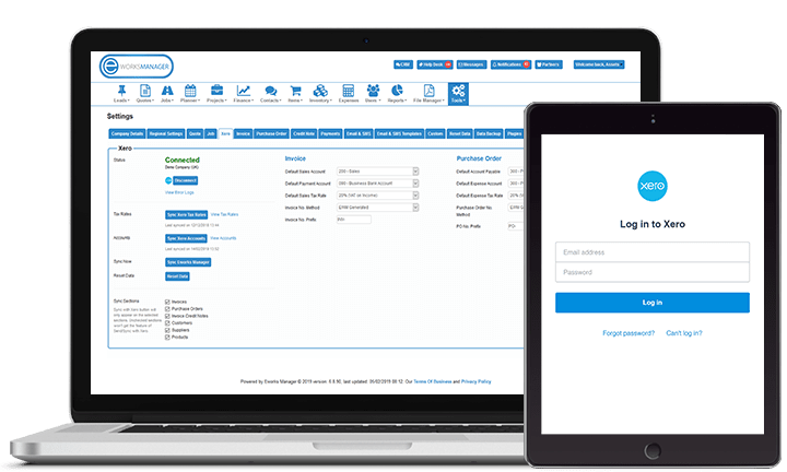 Xero Integration with Eworks Manager