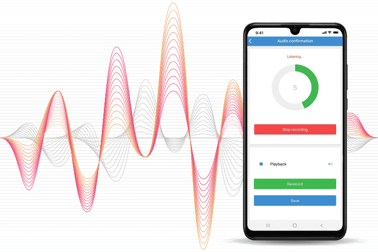 Work Order Tracking Software - Approve jobs via audio method