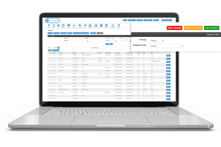 Help Desk Software - create tickets and monitor progress