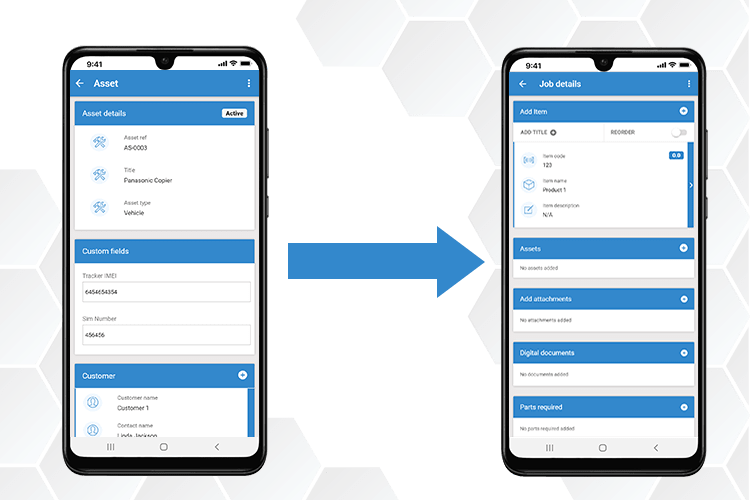 Asset Management Software - Assign assets to jobs