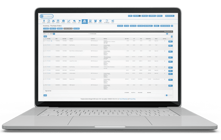 Inventory Management System - Purchase Order Capturing