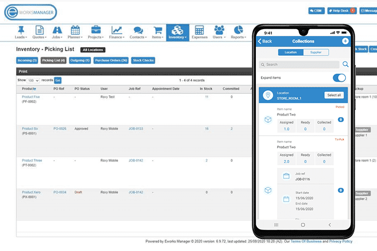 Stock Management Software - Picking List