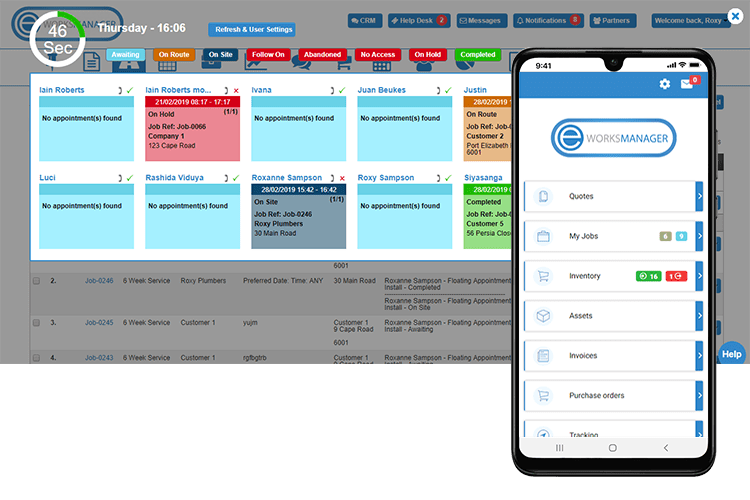 Mobile Workforce Management - Stay Updated with Real-Time Notifications