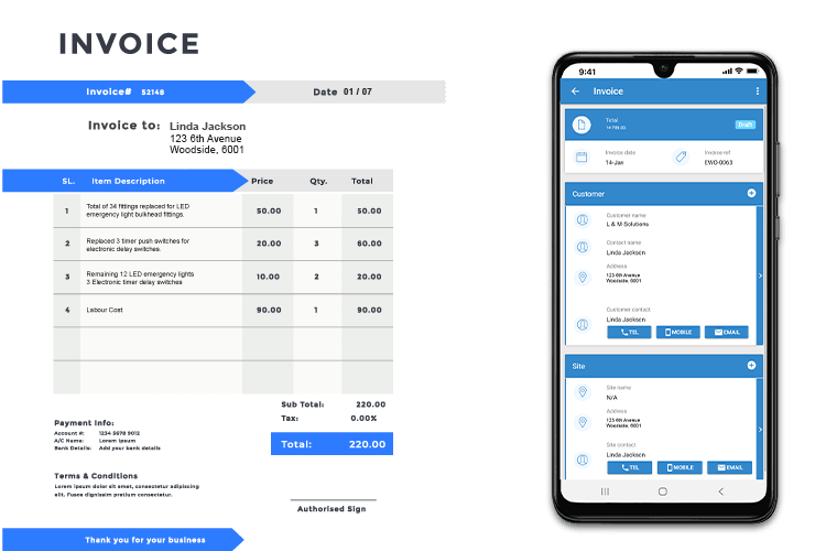 SLA Management Software - Automated job costing