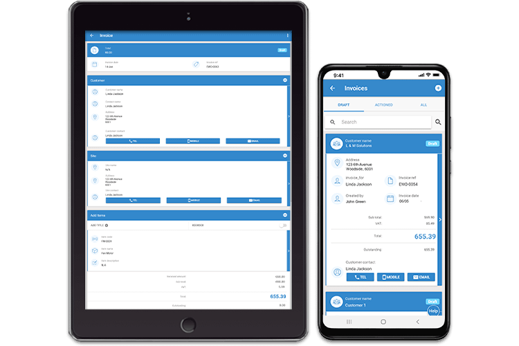 Mobile Invoices 