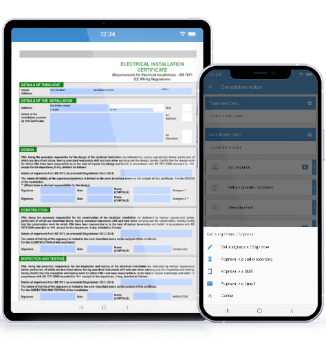 Mobile Inventory Management - Job Management Software System