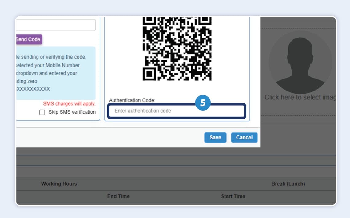 Authenticator code
