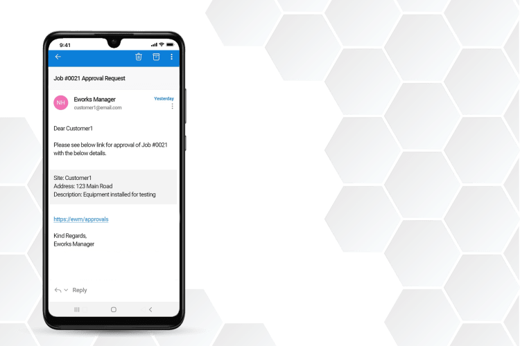 Social Distancing Job Approval Features - Approve Jobs via Email