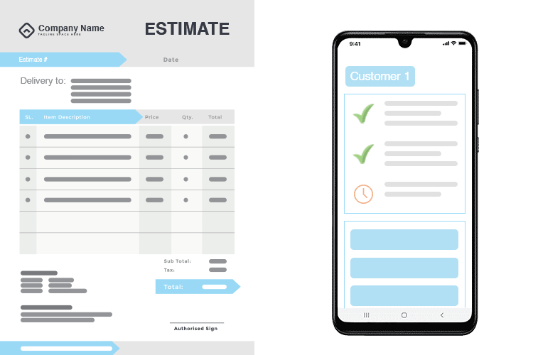 Landscape Management Software - Create Estimates on the Mobile App