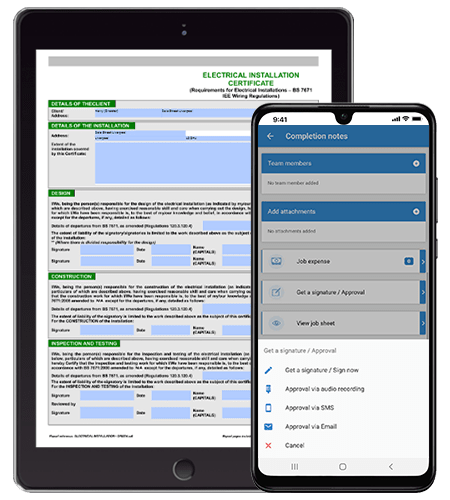 Mobile Inventory Management - Job Management Software System