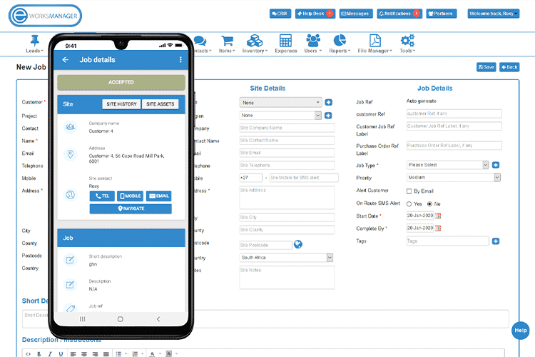 Custom Job Sheets