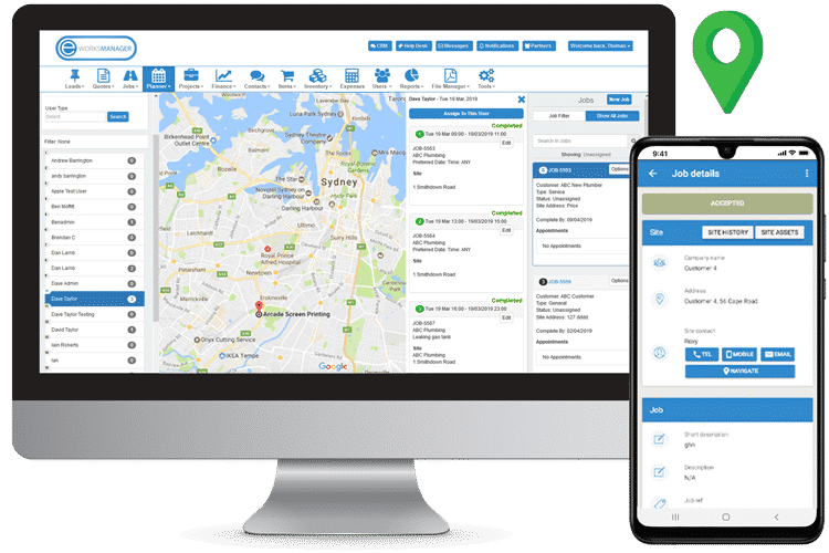 Assign Jobs to the Closest Available Worker