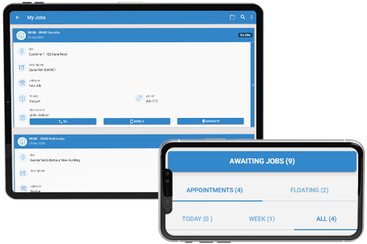 Field Service Management Software - Main Dashboard