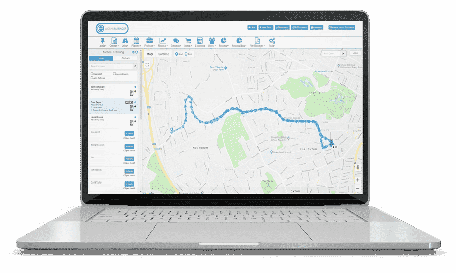 Staff tracking software - Live Mobile Tracking System